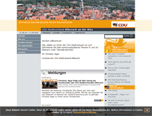 Tablet Screenshot of cdu-biberach.de